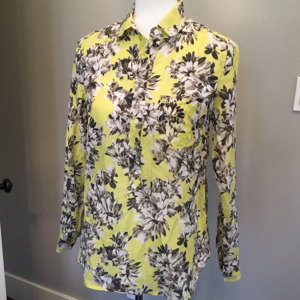 BEAUTIFUL Pull over JCREW button blouse